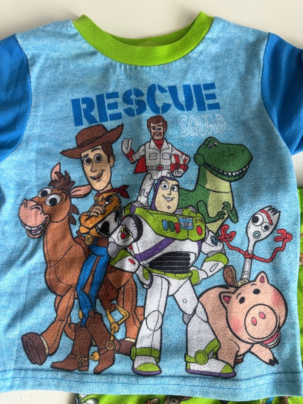 Toy Story Kids Light Weight Pajama Set 3T - Picture 2 of 7